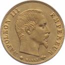 Frankreich 5 Francs 1860 BB - Napoleon III.